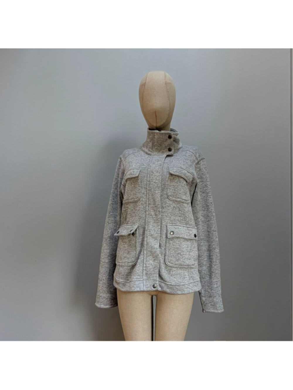 Patagonia Better Sweater Gray Utility Jacket Zipper Large - Picture 3 of 9
